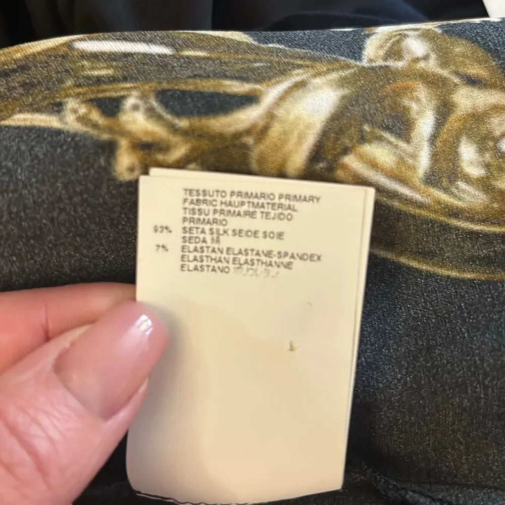 Just Cavalli silk baroque dress. M - Picture 14 of 15